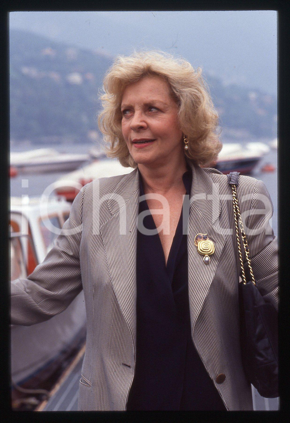 35mm vintage slide* 1990 COMO - VIVA HOLLYWOOD Lauren BACALL Ritratto (4)