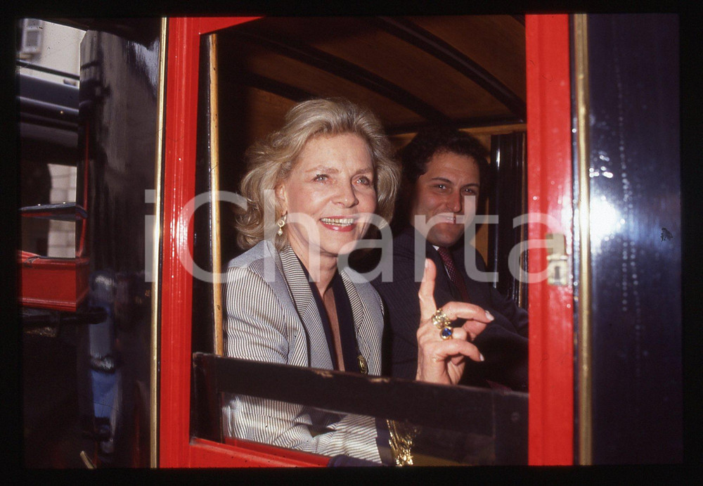 35mm vintage slide* 1990 COMO - VIVA HOLLYWOOD Lauren BACALL Ritratto (7)