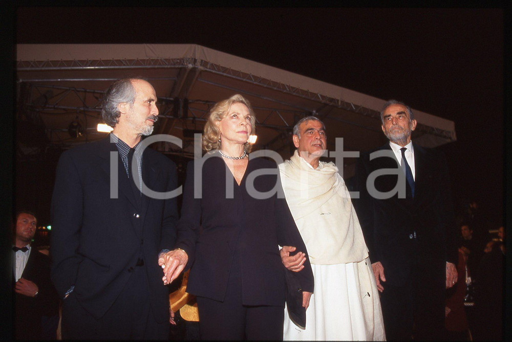 35mm vintage slide* 1997 Festival CANNES -  Lauren BACALL e Vittorio GASSMAN (4)