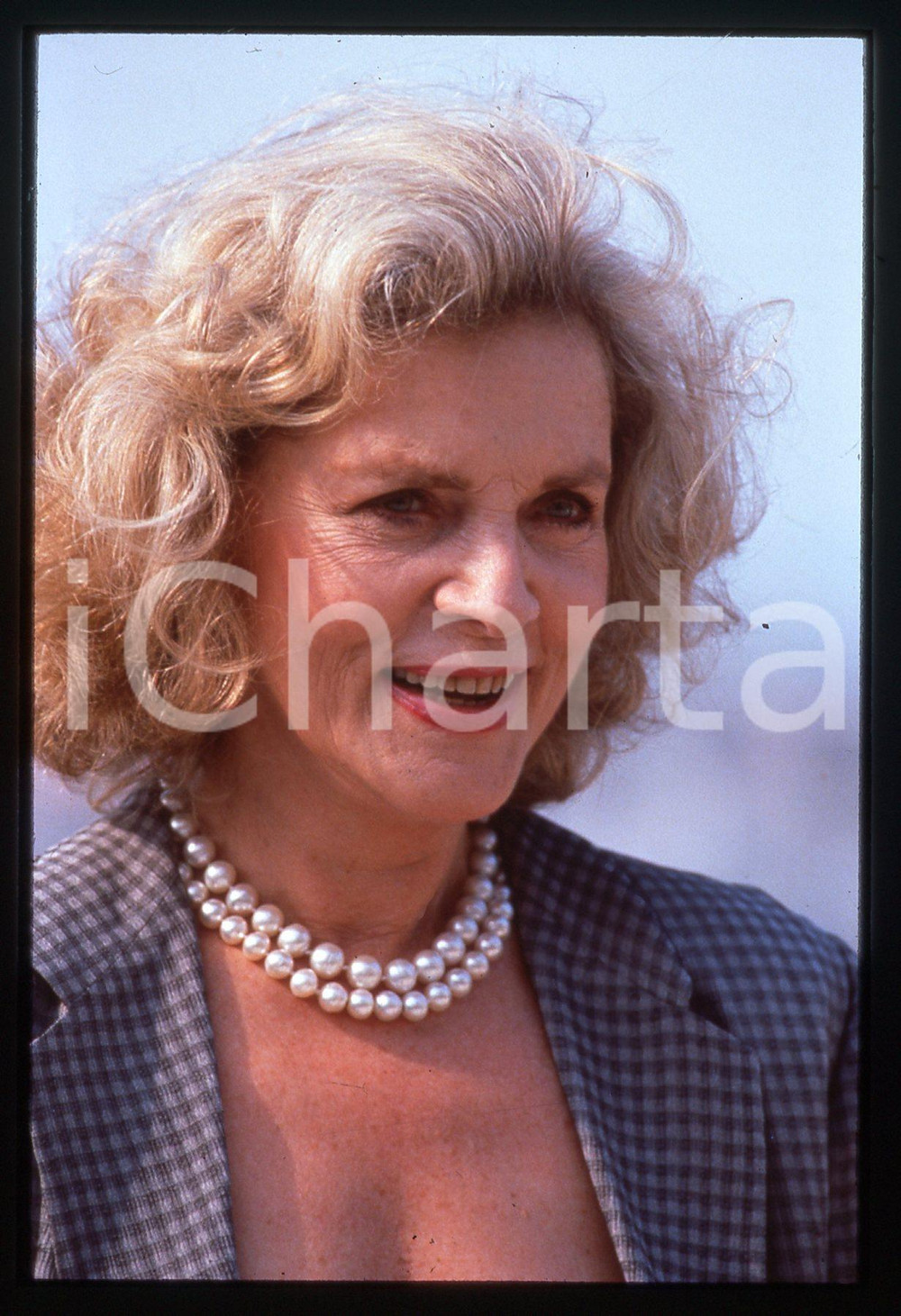 35mm vintage slide* 1989 Festival di DEAUVILLE - Lauren BACALL ritratto (3)
