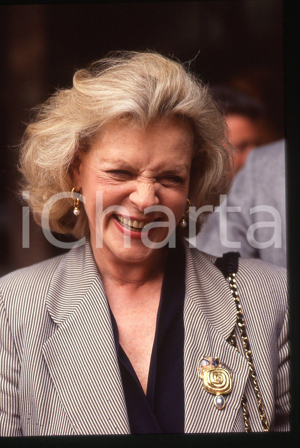 35mm vintage slide* 1990 COMO - VIVA HOLLYWOOD Lauren BACALL Ritratto (16)