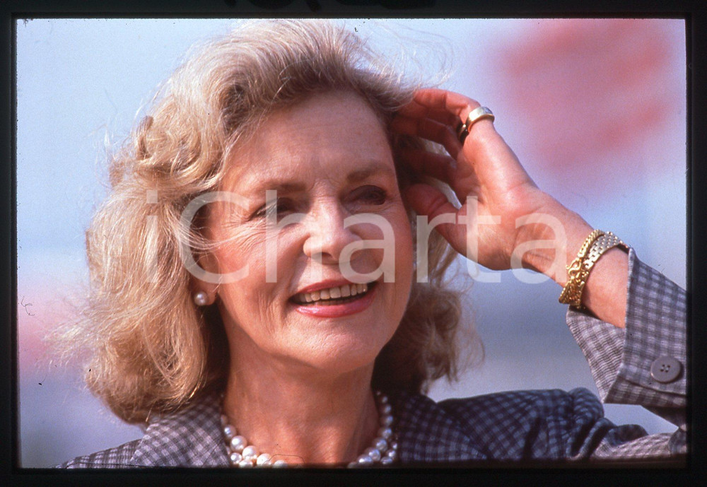 35mm vintage slide* 1990 COMO - VIVA HOLLYWOOD Lauren BACALL Ritratto (17)