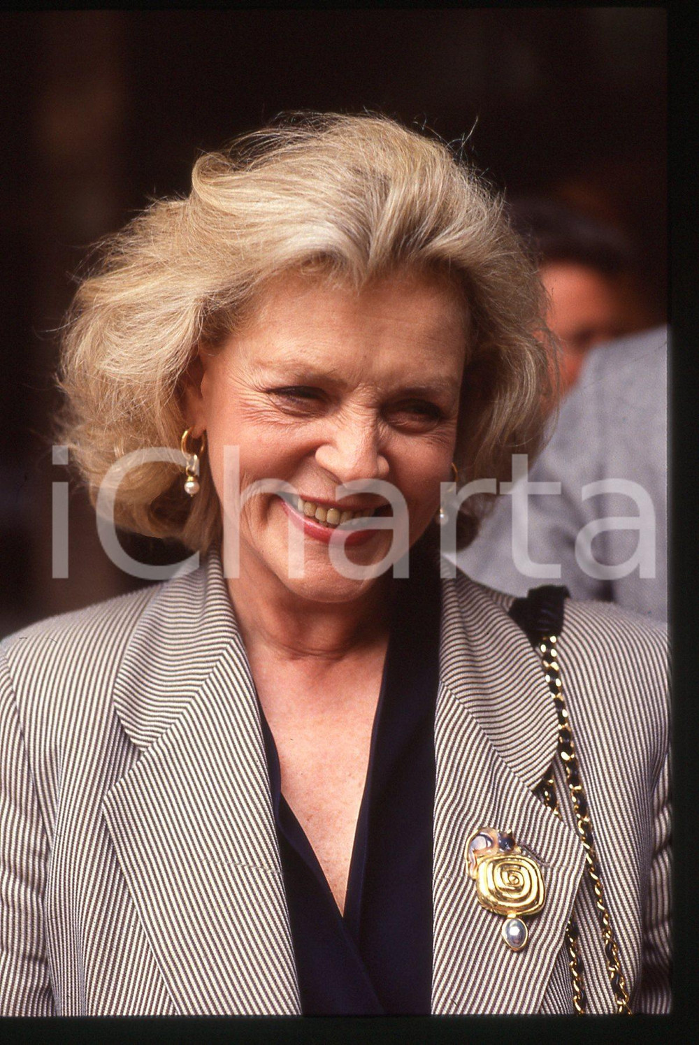 35mm vintage slide* 1990 COMO - VIVA HOLLYWOOD Lauren BACALL Ritratto (18)
