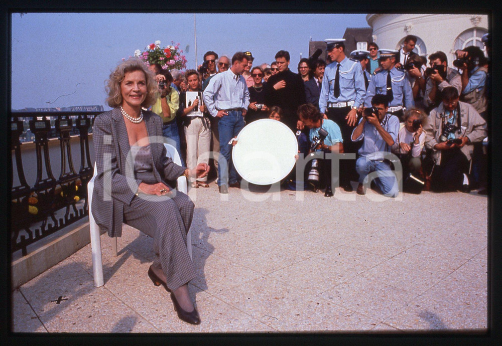 35mm vintage slide* 1989 Festival di DEAUVILLE - Lauren BACALL ritratto (5)