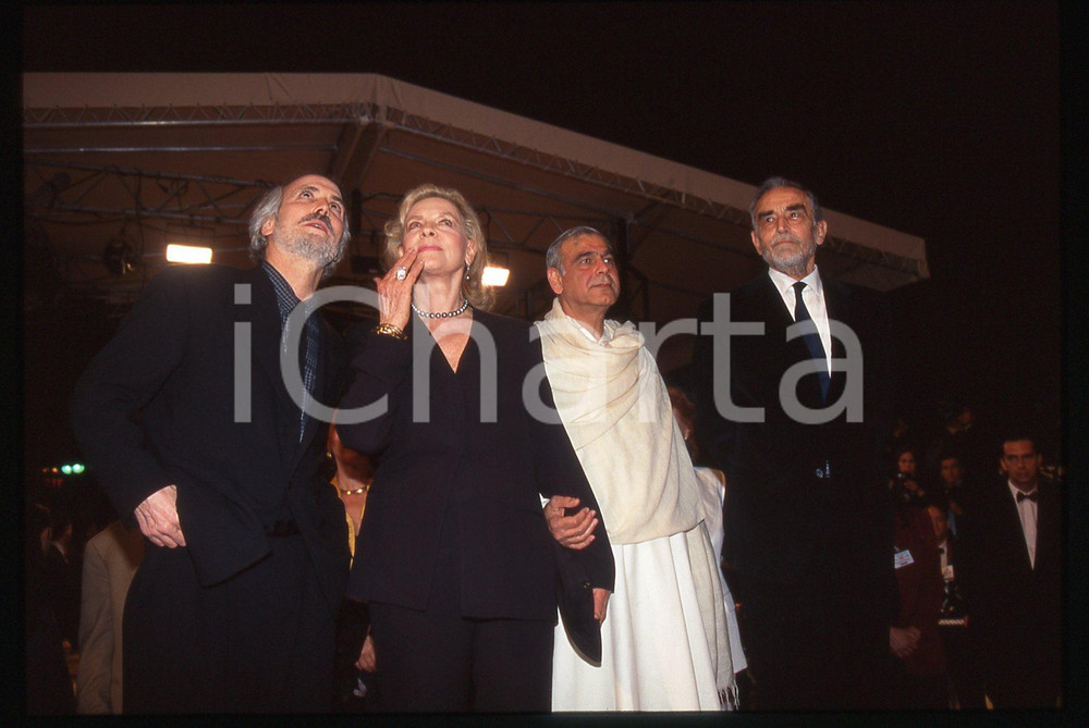 35mm vintage slide* 1997 Festival CANNES -  Lauren BACALL e Vittorio GASSMAN (7)
