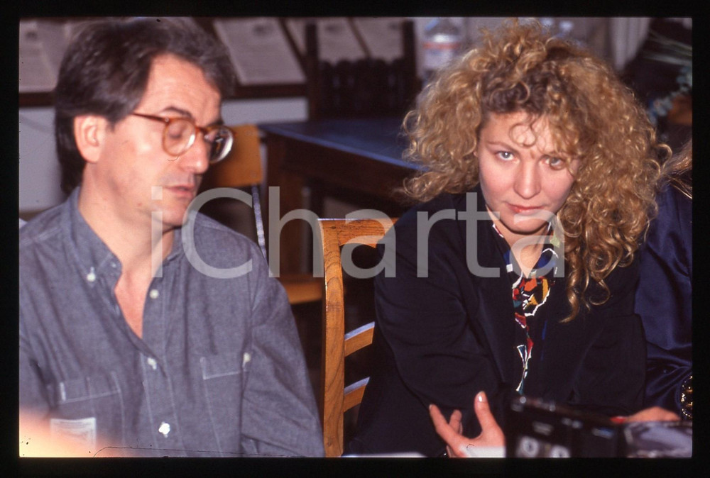 35mm vintage slide* 1990 CINEMA - Jean-Pierre THOR e Solveig DOMMARTIN (3)