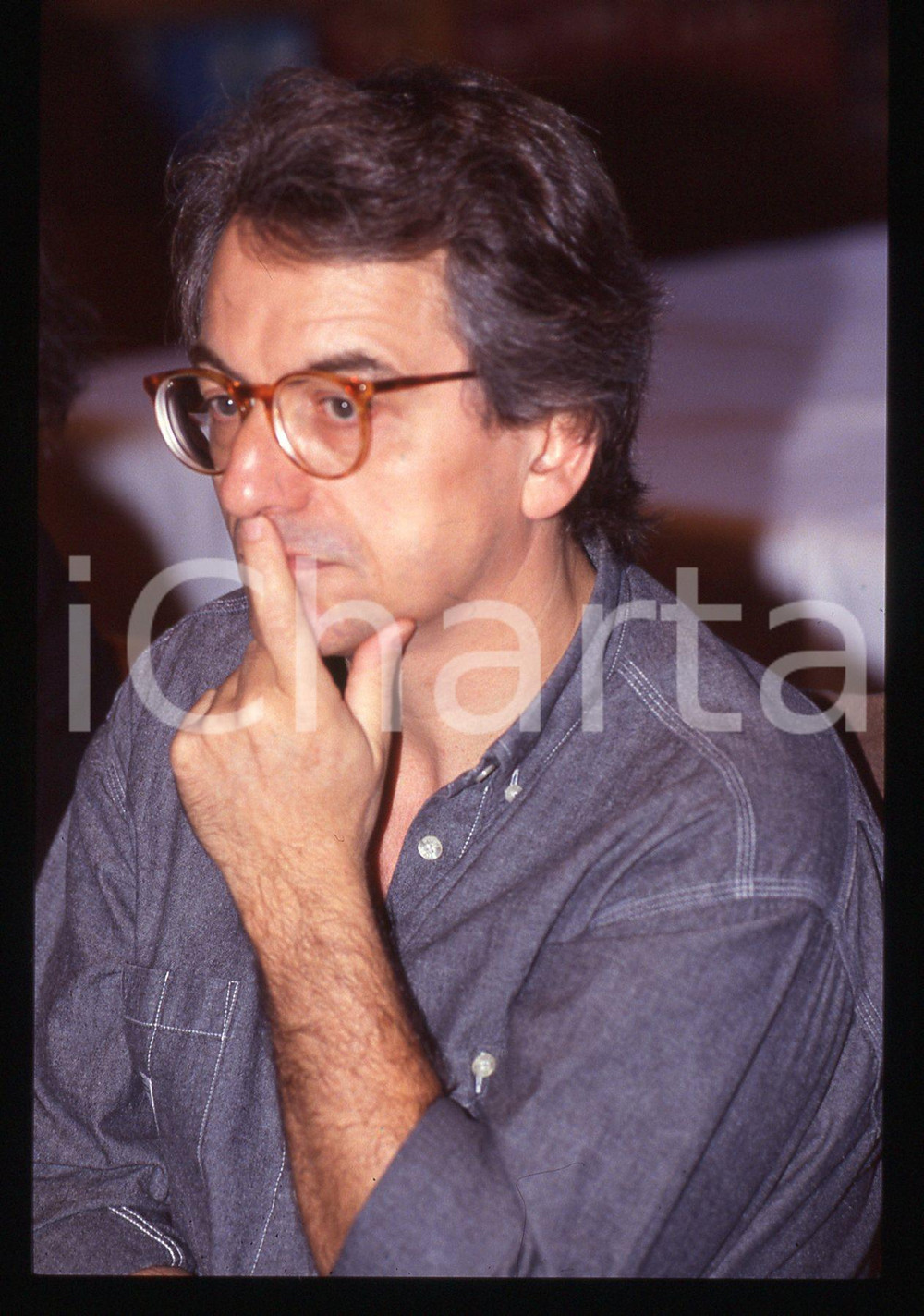 35mm vintage slide* 1990 CINEMA - Jean-Pierre THOR ritratto del regista (4)