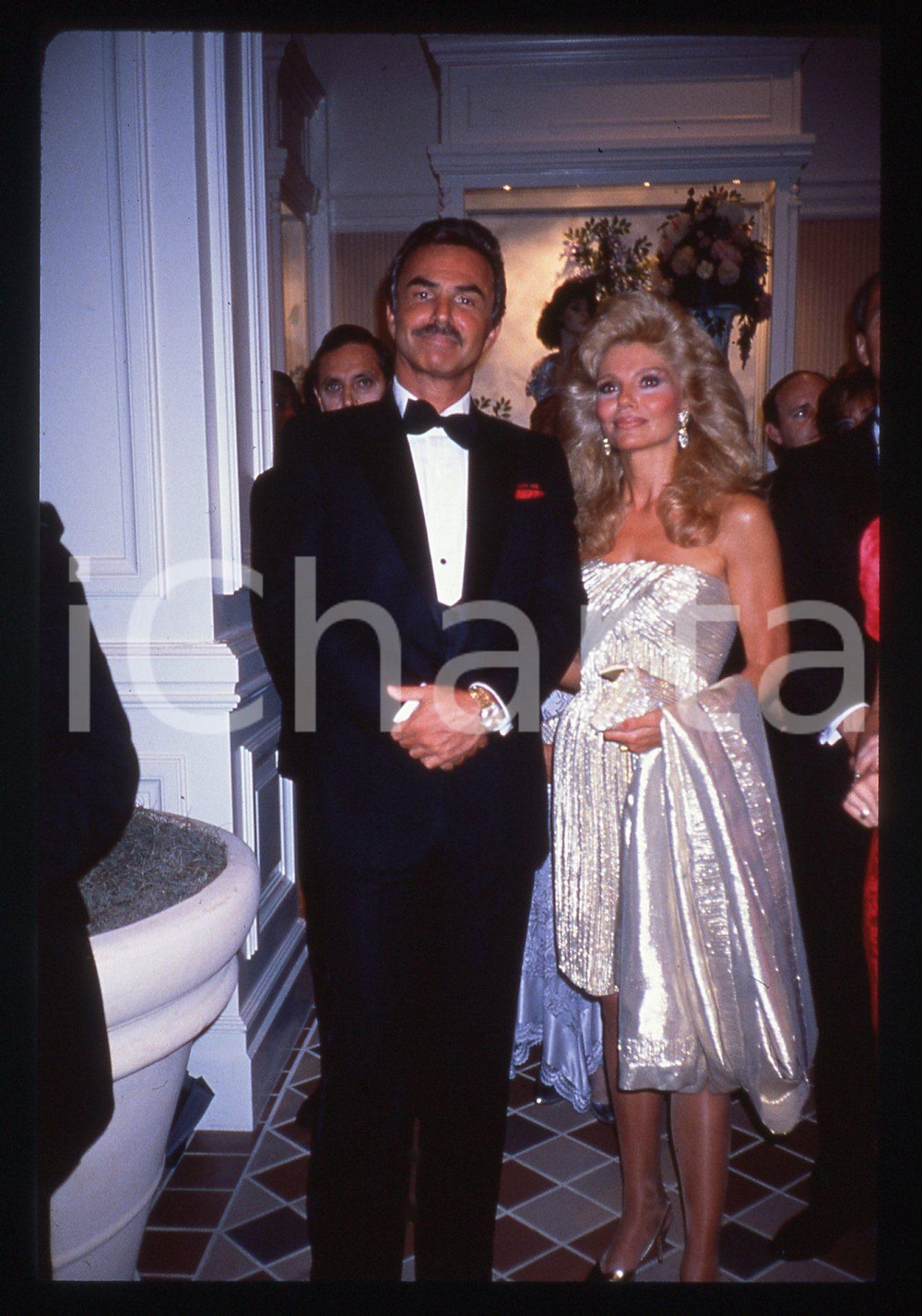 35mm vintage slide* 1988 NEW YORK - Burt REYNOLDS e Loni ANDERSON