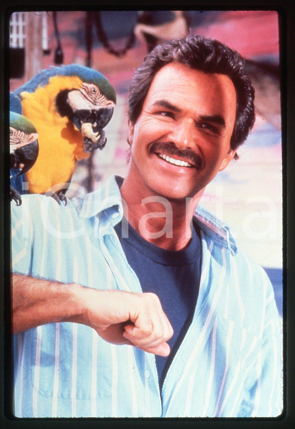 35mm vintage slide* 1989 Serie TV DETECTIVE STRYKER - Burt Reynolds in una scena
