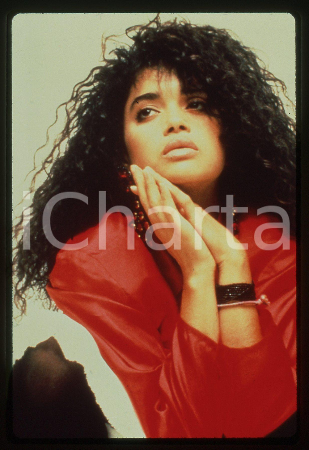 35mm vintage slide* 1990ca COSTUME - Lisa BONET ritratto dell'attrice 