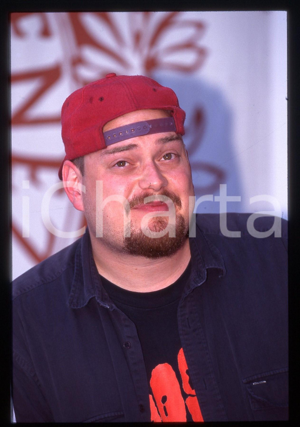 Fotografia d epoca originale 35mm vintage slide 1995ca Festival VENEZIA  Andy WACHOWSKI ritratto regista 1