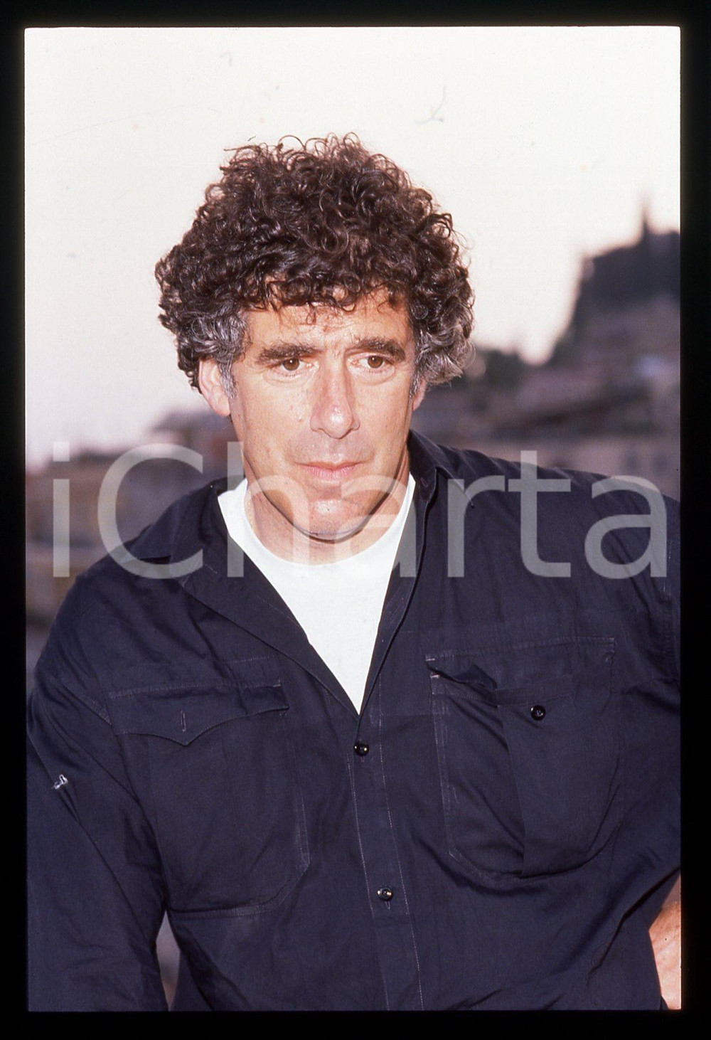 35mm vintage slide* 1990ca AREA LIGURE Elliott GOULD Ritratto dell'attore (2)