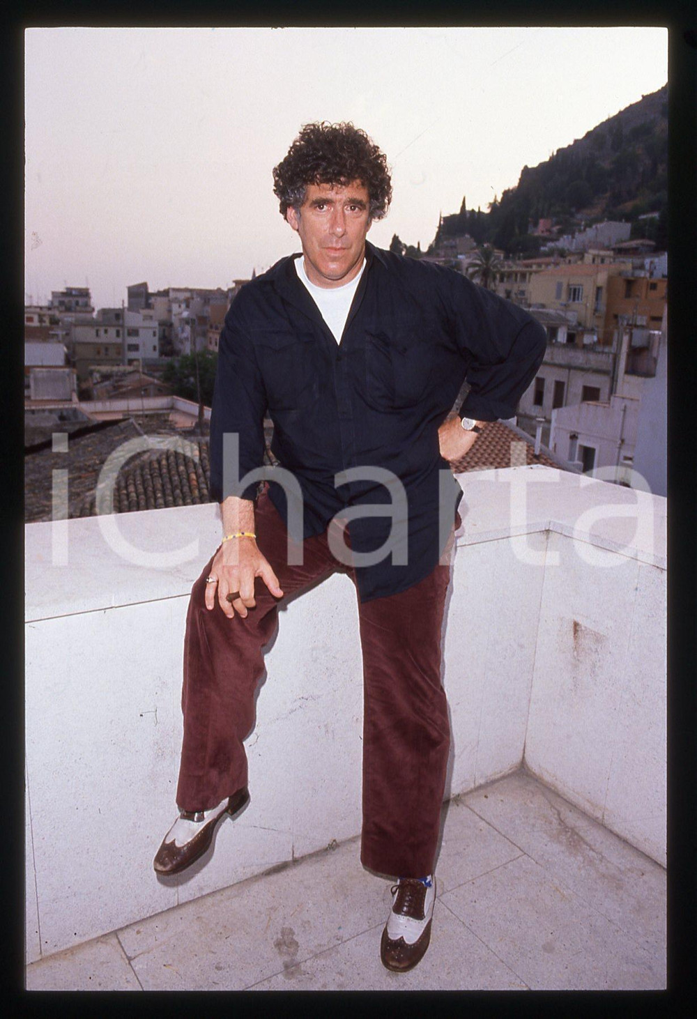 35mm vintage slide* 1990ca AREA LIGURE Elliott GOULD Ritratto dell'attore (5)