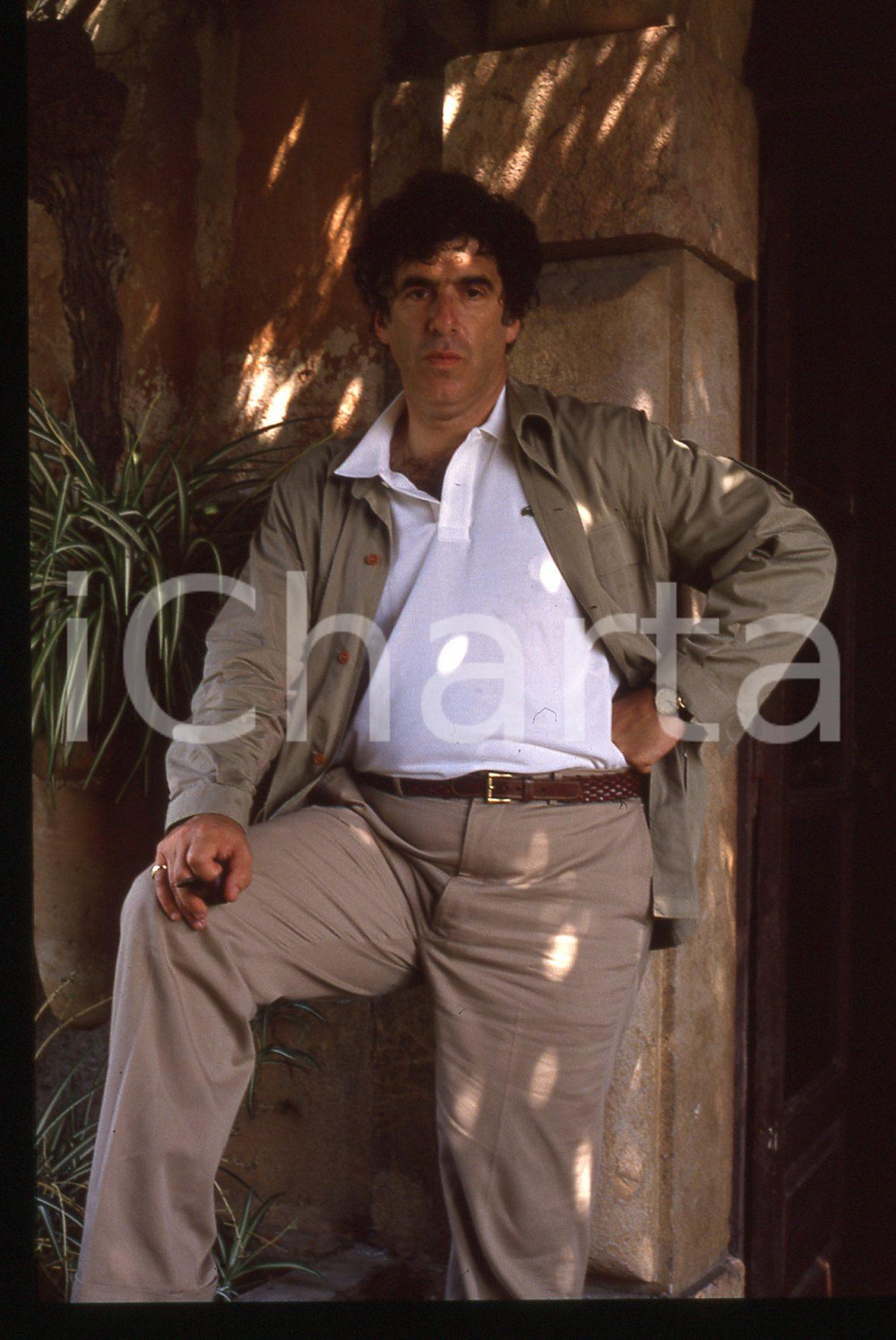 35mm vintage slide* 1990ca AREA LIGURE Elliott GOULD Ritratto dell'attore (13)
