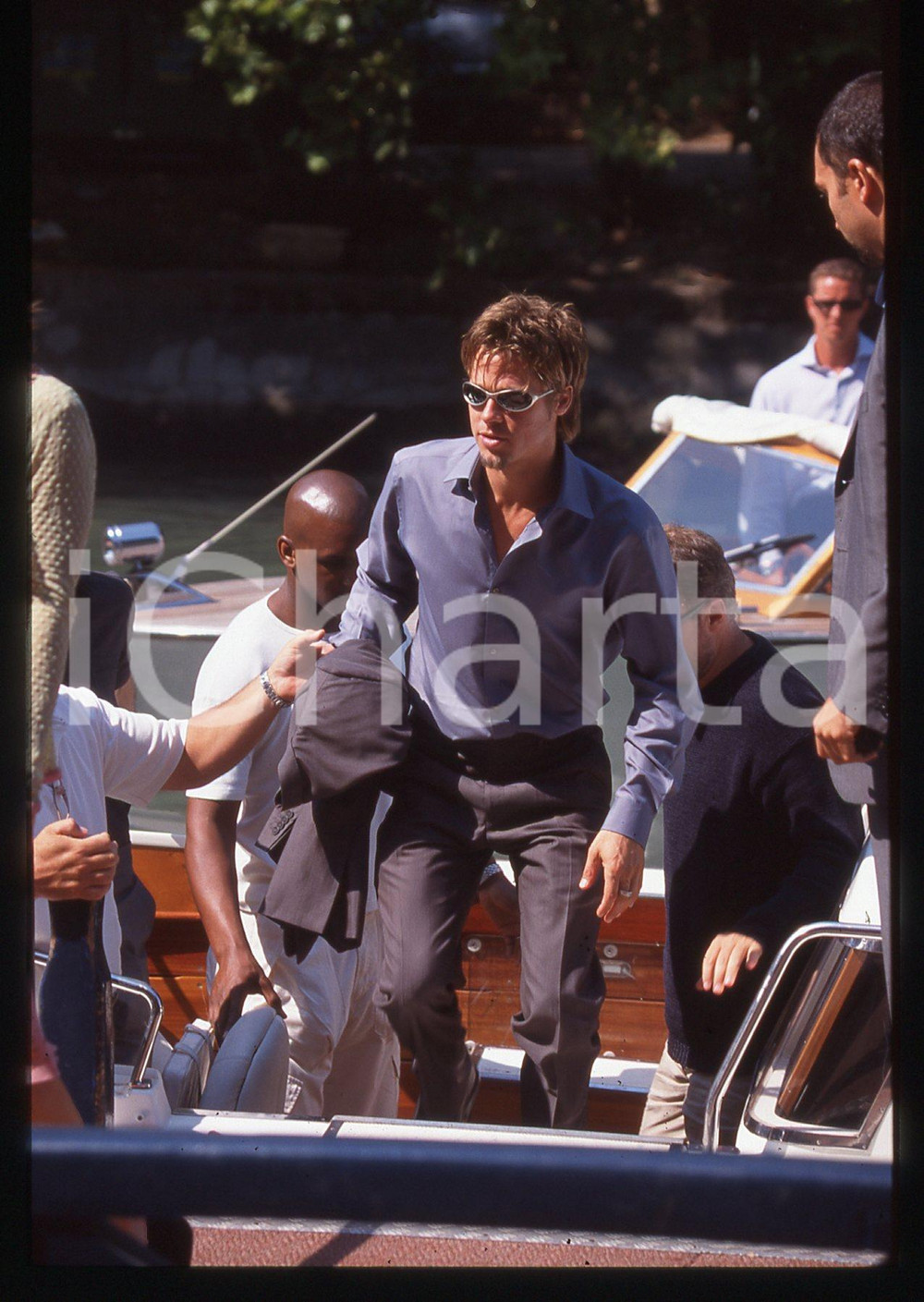 35mm vintage slide* 1999 Festival VENEZIA - Brad PITT alla mostra del cinema (2)