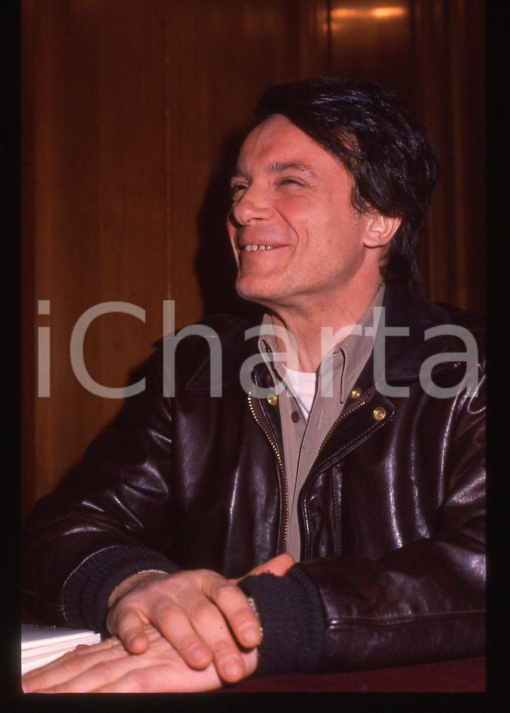 35mm vintage slide* 1990ca MUSICA - Massimo RANIERI ritratto cantante (2)