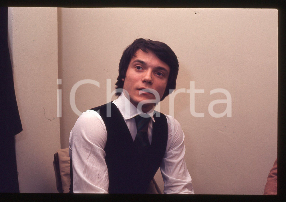 35mm vintage slide* 1975ca MUSICA - Massimo RANIERI ritratto del cantante