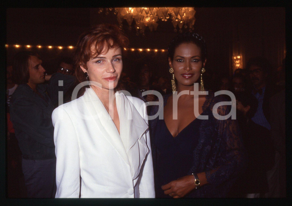 35mm vintage slide* 1992 Festival di VENEZIA - Francesca NERI e Zeudi ARAYA
