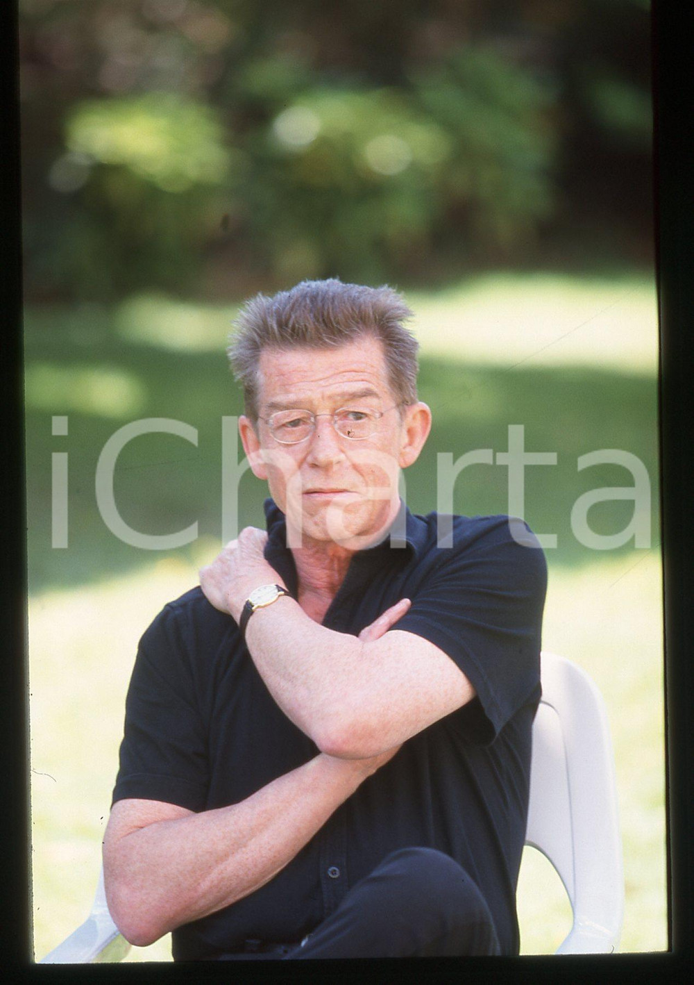35mm vintage slide* 1998 Festival di CANNES - John HURT ritratto attore (8)