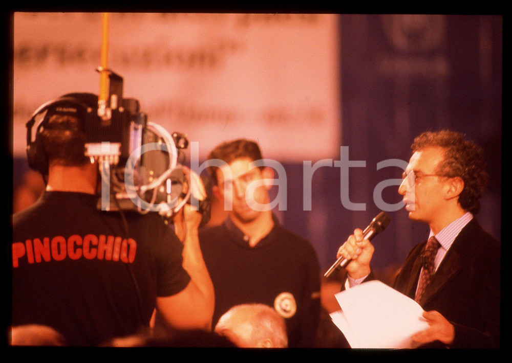 35mm vintage slide* 1998 PINOCCHIO - Gad LERNER conduce EMERGENZA KOSOVO (3)