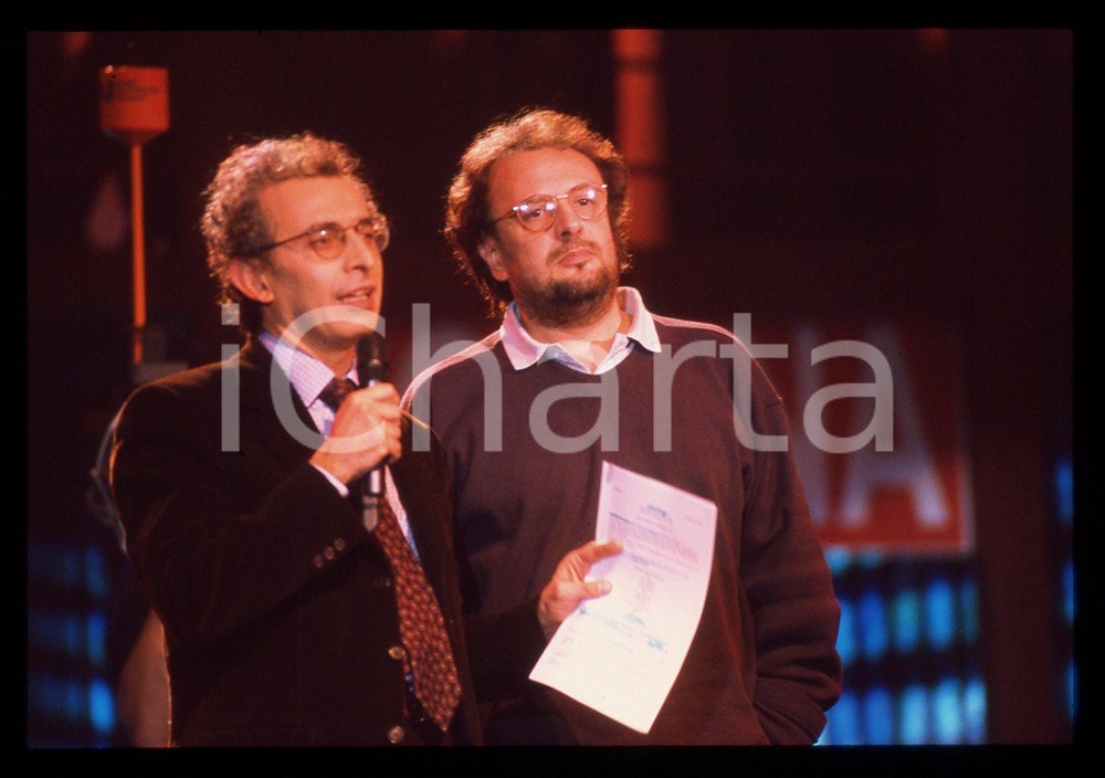 35mm vintage slide* 1998 PINOCCHIO - Gad LERNER conduce EMERGENZA KOSOVO (4)