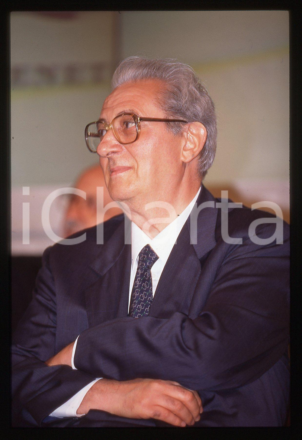35mm vintage slide* 1990ca COSTUME Virgilio SCAPIN ritratto dello scrittore (2)