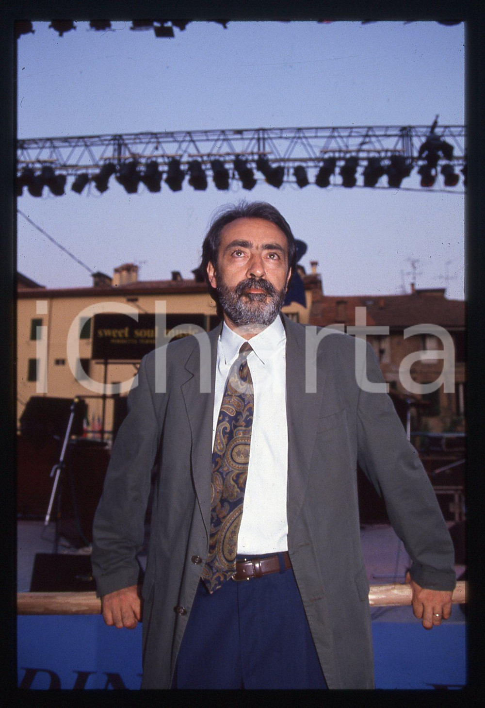 35mm vintage slide* 1990ca PORRETTA TERME Graziano ULIANI fondatore Festival