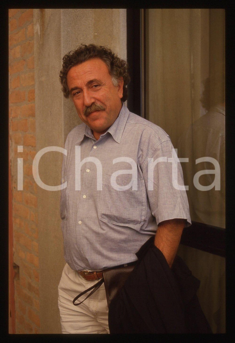 35mm vintage slide*1988 VENEZIA Jaime CAMINO Il regista alla MOSTRA DEL CINEMA 2
