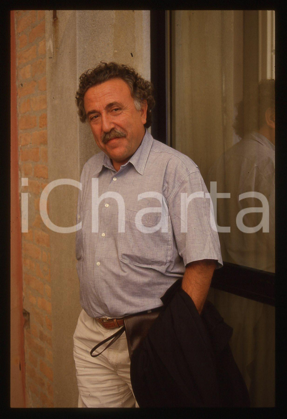 35mm vintage slide*1988 VENEZIA Jaime CAMINO Il regista alla MOSTRA DEL CINEMA 5
