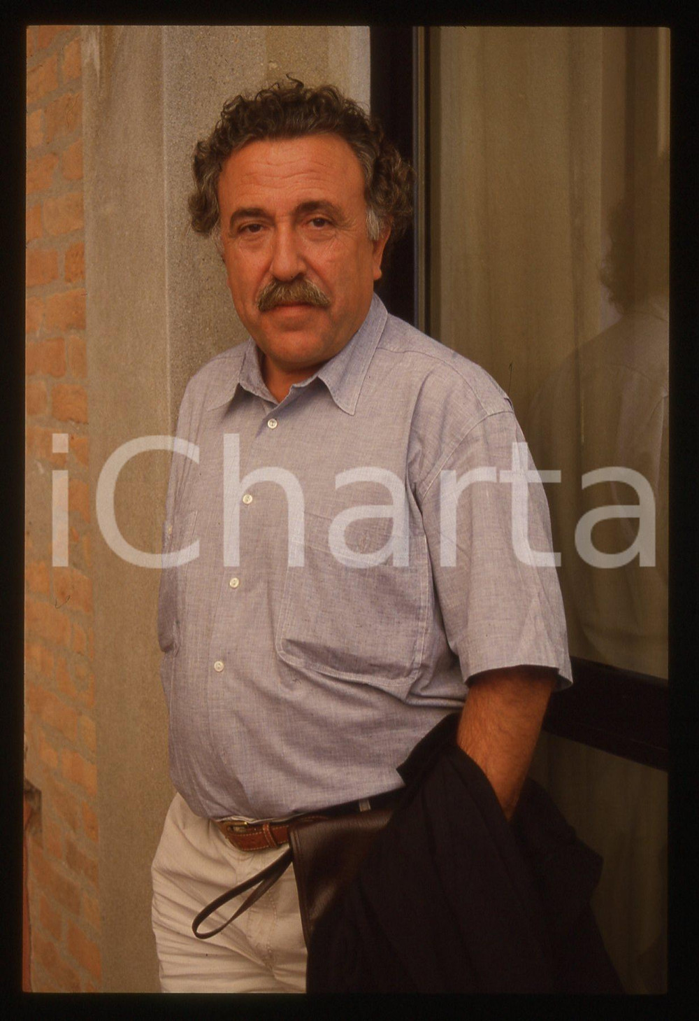 35mm vintage slide*1988 VENEZIA Jaime CAMINO Il regista alla MOSTRA DEL CINEMA 6