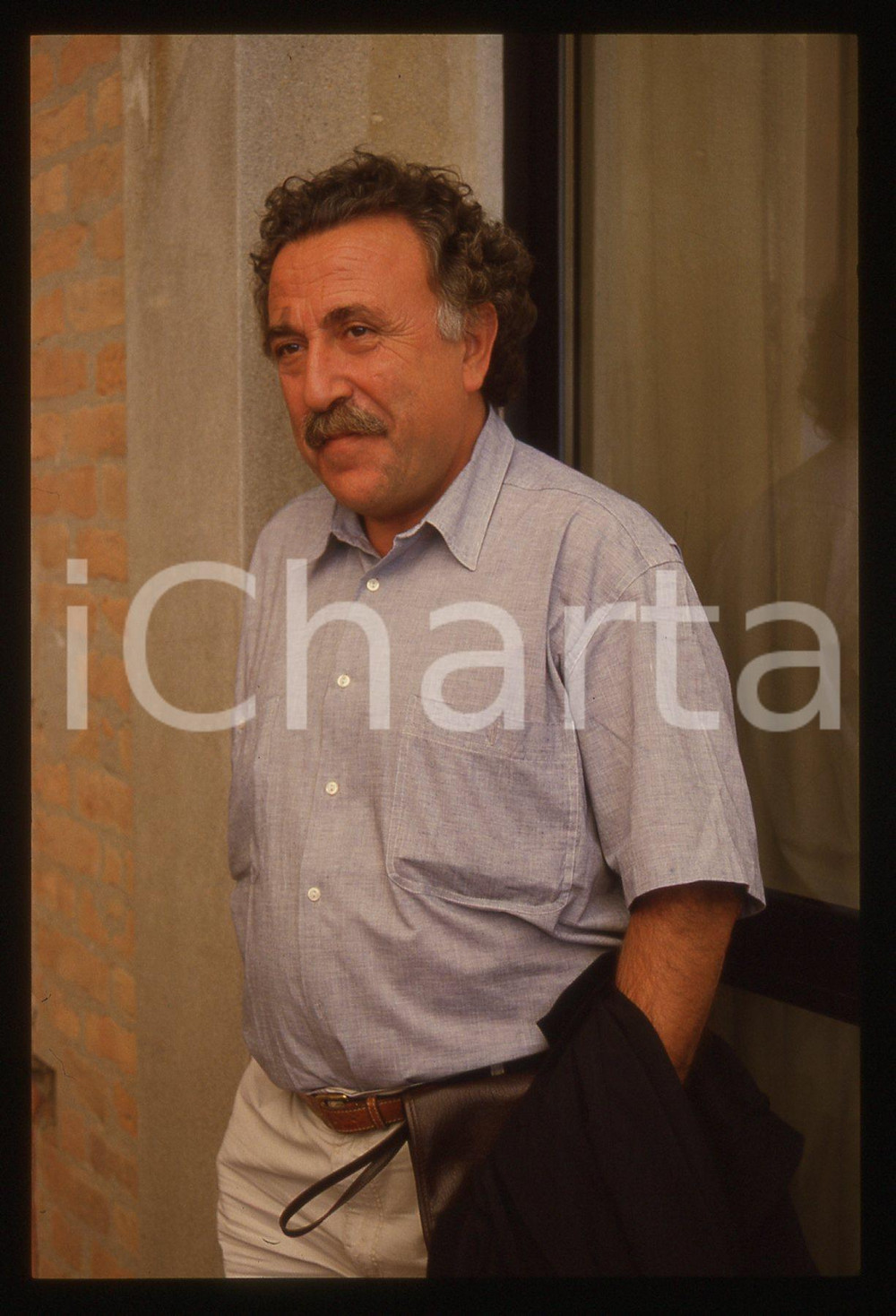 35mm vintage slide*1988 VENEZIA Jaime CAMINO Il regista alla MOSTRA DEL CINEMA 7
