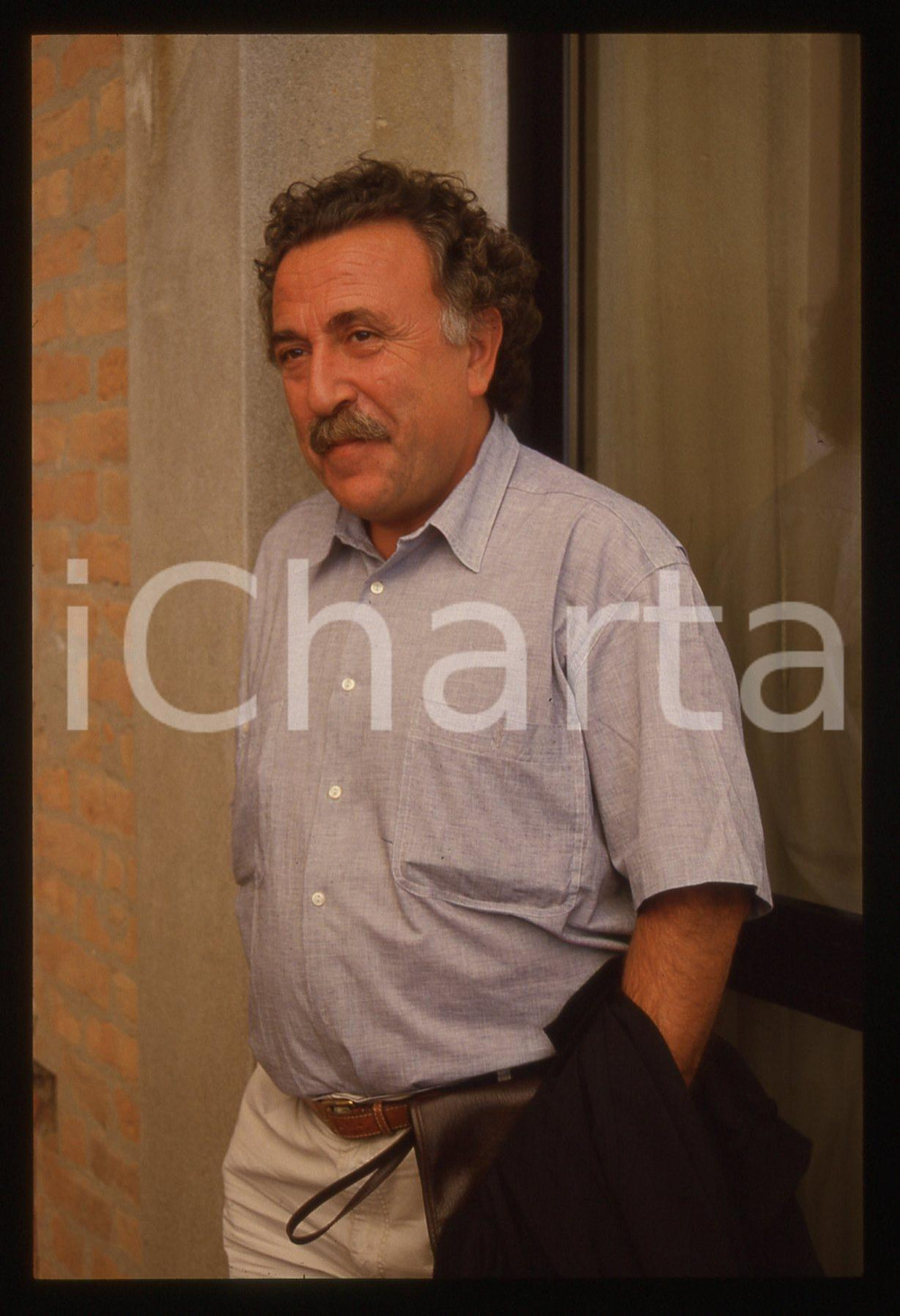 35mm vintage slide*1988 VENEZIA Jaime CAMINO Il regista alla MOSTRA DEL CINEMA 9