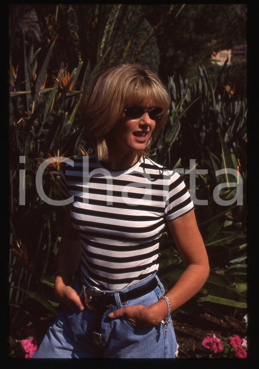 35mm vintage slide* 1995 MONTECARLO Olivia NEWTON-JOHN ai WORLD MUSIC AWARDS (3)