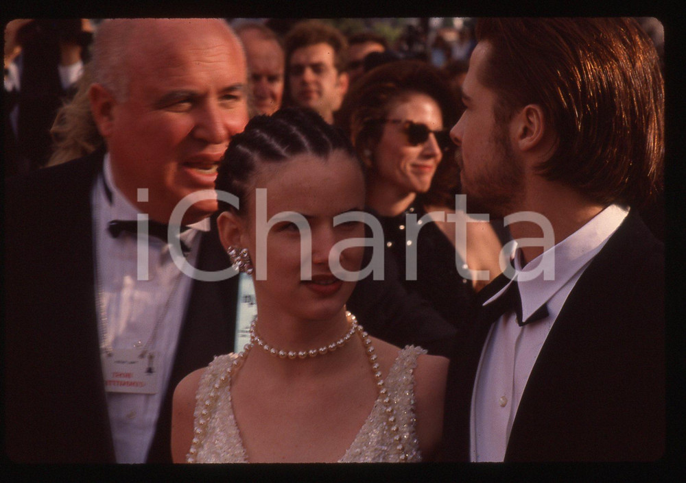 35mm vintage slide* 1992 ACADEMY AWARDS Brad PITT Juliette LEWIS alla cerimonia