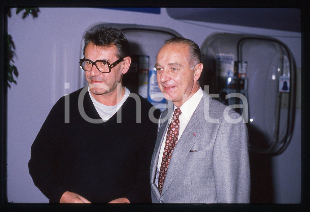 Fotografia d epoca originale 35mm vintage slide 1985ca CINEMA  Milos FORMAN Ritratto del regista 2 1