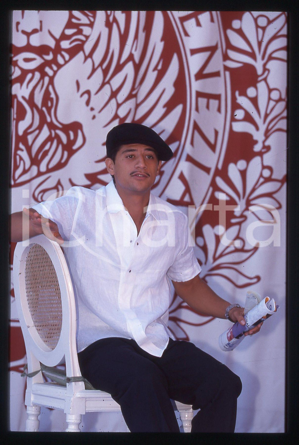 35mm vintage slide* 1997 VENEZIA - Said TAGHMAOUI alla Mostra del CINEMA