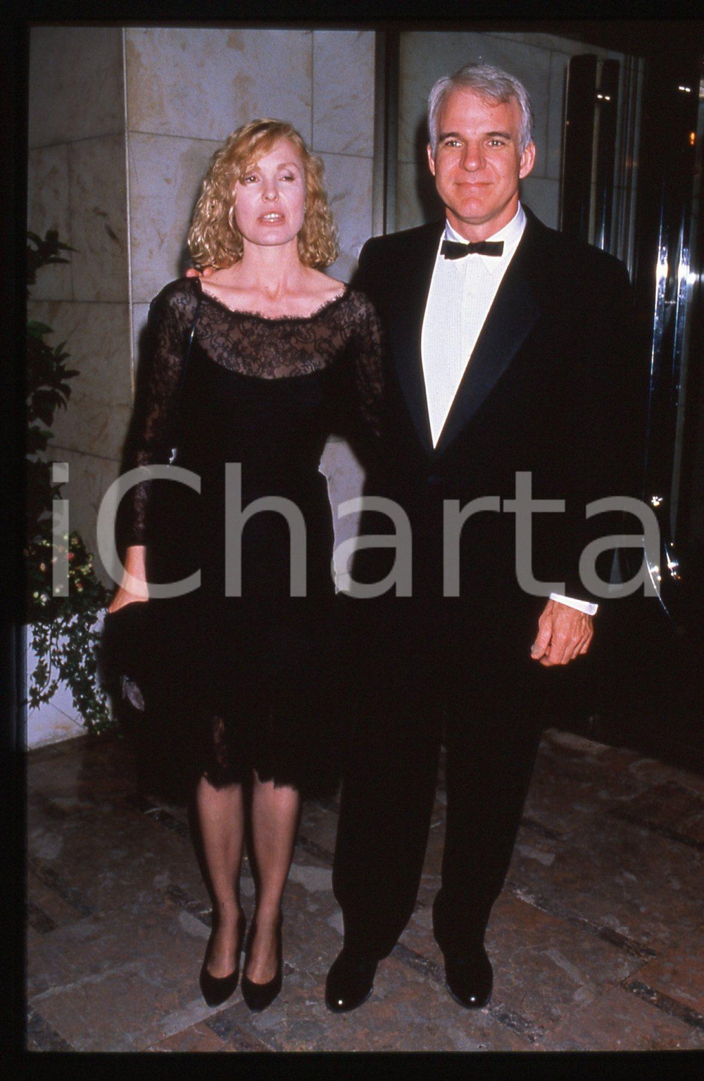 35mm vintage slide* 1990ca CINEMA - Steve MARTIN e Victoria TENNANT