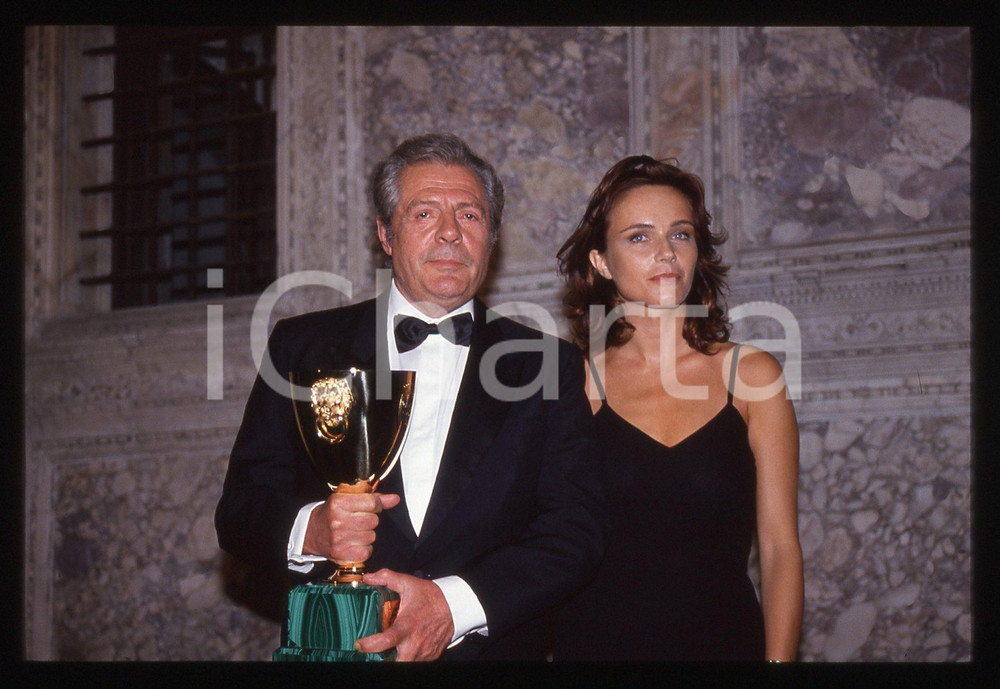 35mm vintage slide* 1993 Festival VENEZIA - Marcello MASTROIANNI Francesca NERI