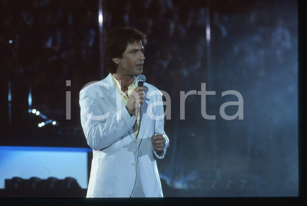 35mm vintage slide* 1985ca ITALIA MUSICA - Alex DAMIANI durante un concerto (2)