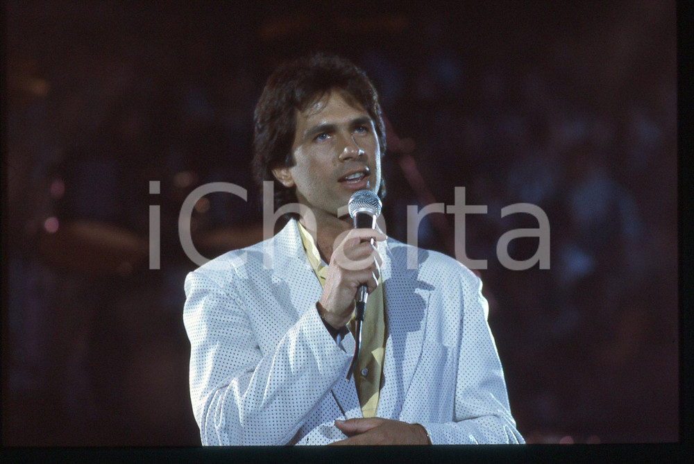 35mm vintage slide* 1985ca ITALIA MUSICA - Alex DAMIANI durante un concerto (5)