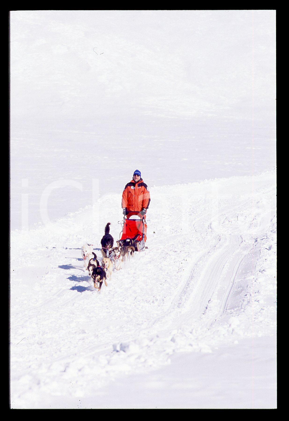35mm vintage slide* 2001 CERVINIA Amedeo di SAVOIA Allenamento per POLO NORD (5)