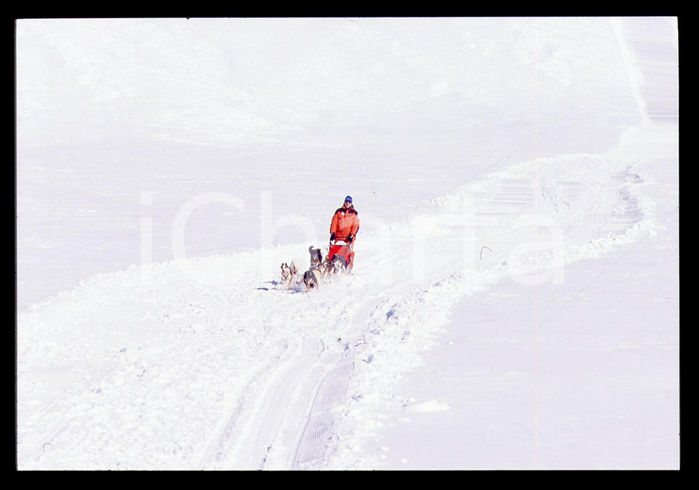 35mm vintage slide* 2001 CERVINIA Amedeo di SAVOIA Allenamento per POLO NORD (6)