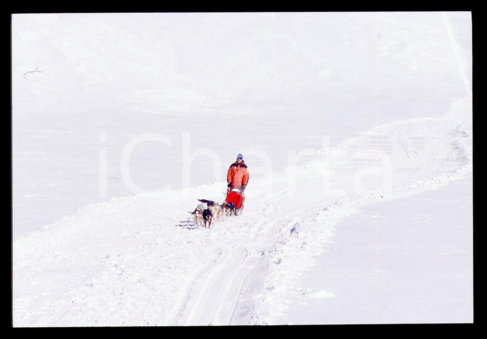35mm vintage slide* 2001 CERVINIA Amedeo di SAVOIA Allenamento per POLO NORD (8)