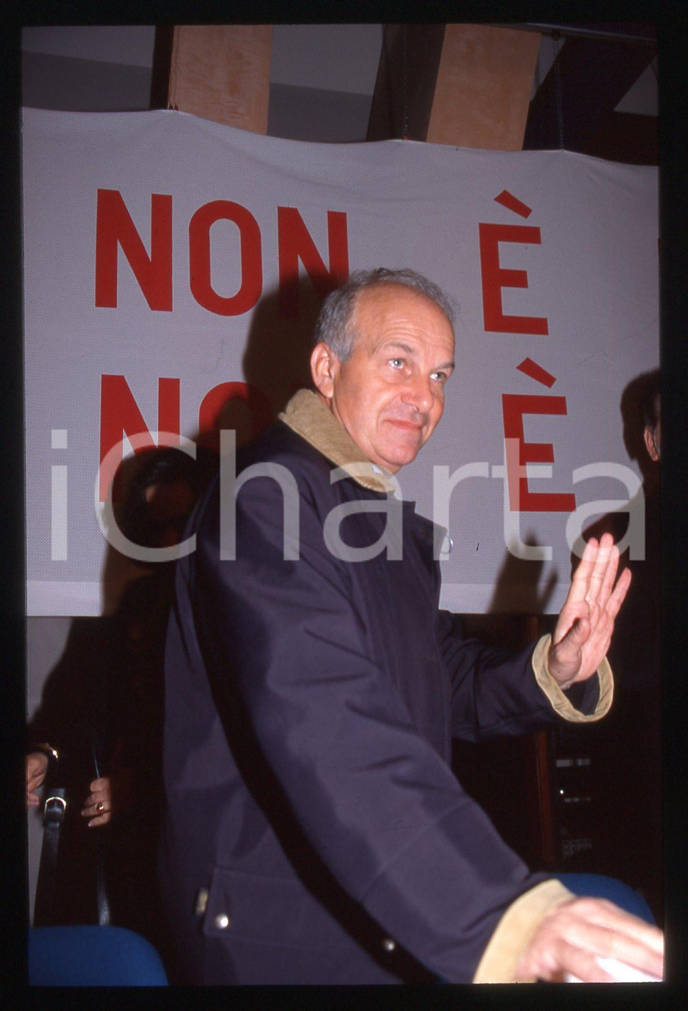 35mm vintage slide* 1998 RIFONDAZIONE COMUNISTA - Fausto BERTINOTTI Ritratto (3)