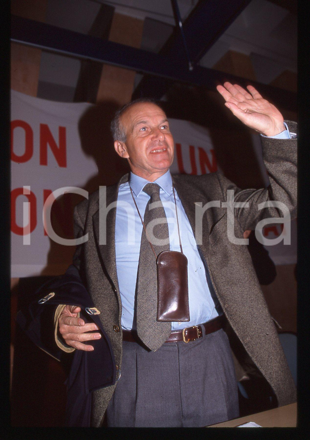 35mm vintage slide* 1998 RIFONDAZIONE COMUNISTA - Fausto BERTINOTTI Ritratto (5)