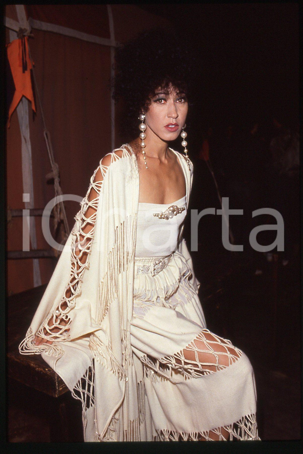 35mm vintage slide* 1990ca SAINT VINCENT - Pat CLEVELAND Ritratto modella (3)