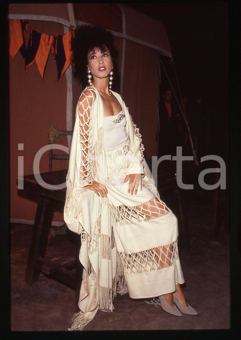 35mm vintage slide* 1990ca SAINT VINCENT - Pat CLEVELAND Ritratto modella (4)