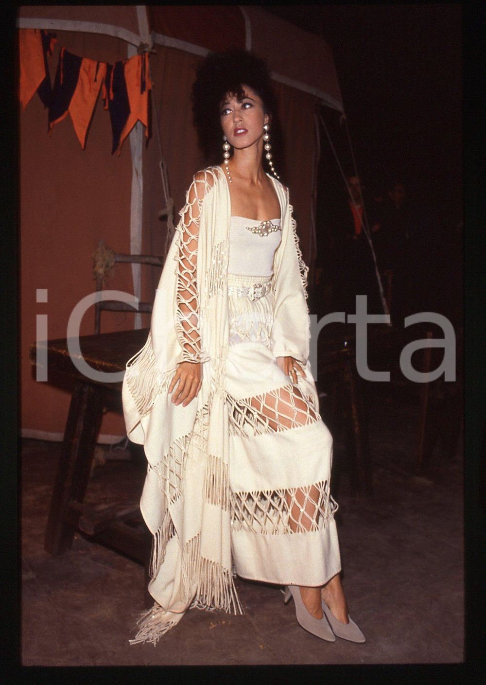 35mm vintage slide* 1990ca SAINT VINCENT - Pat CLEVELAND Ritratto modella (11)