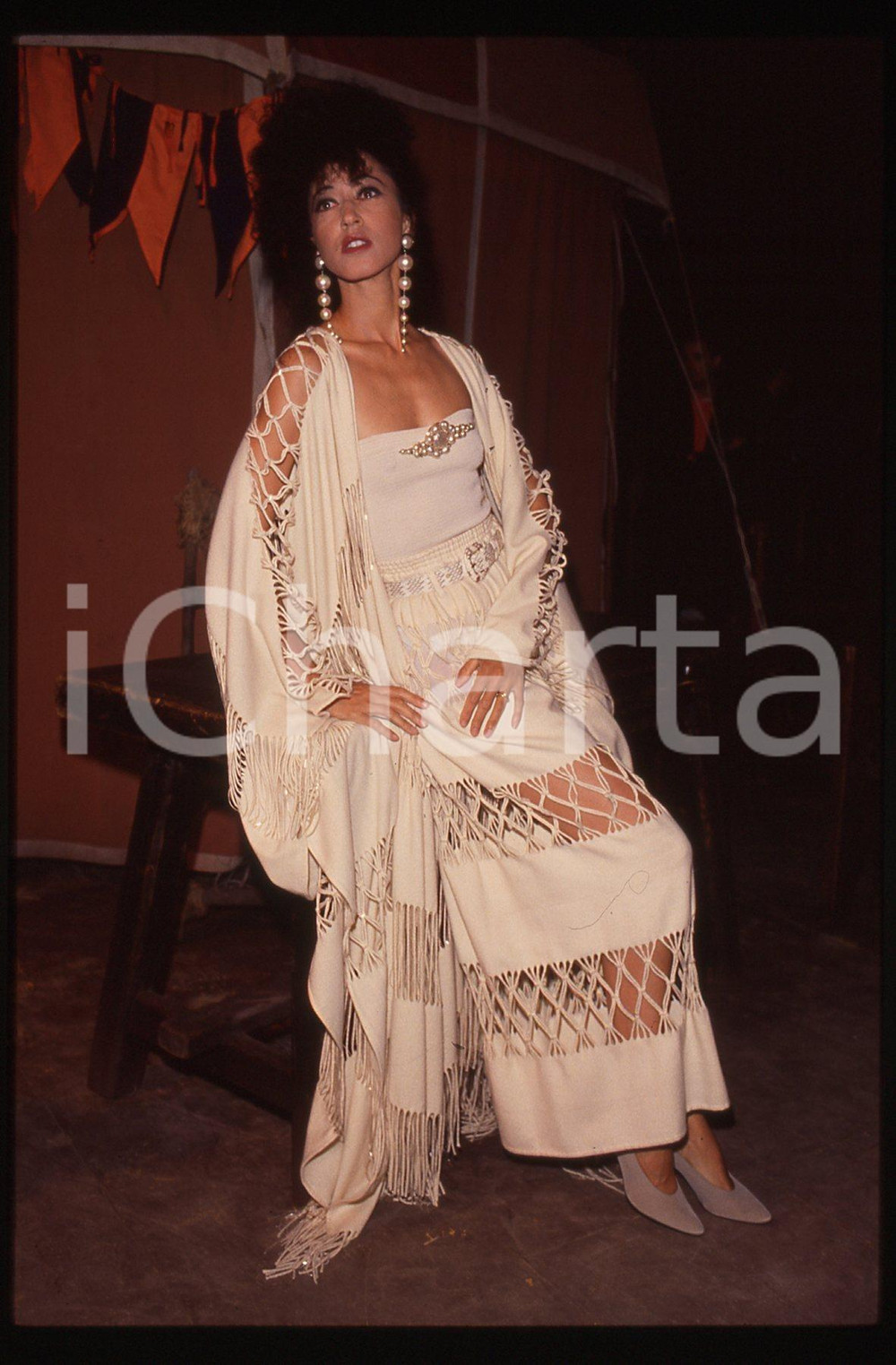 35mm vintage slide* 1990ca SAINT VINCENT - Pat CLEVELAND Ritratto modella (12)