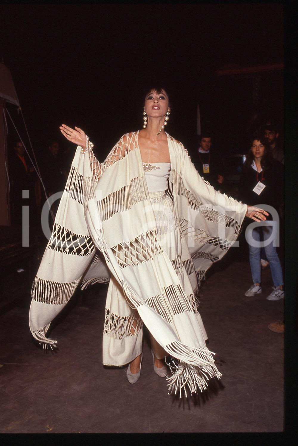 35mm vintage slide* 1990ca SAINT VINCENT - Pat CLEVELAND Ritratto modella (17)